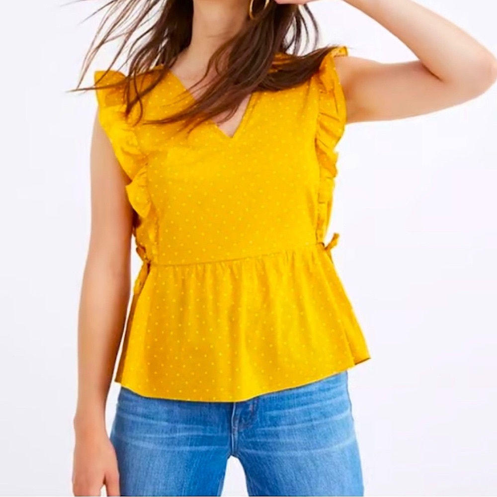 MADEWELL Polka Dot Top